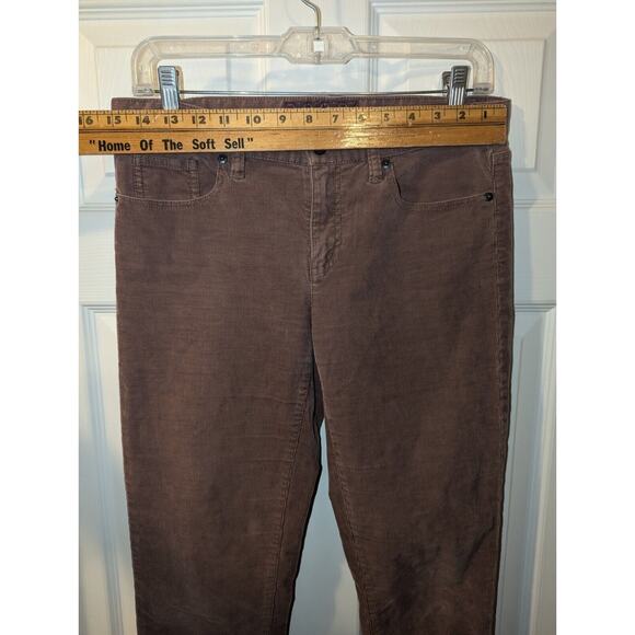 J. Crew Corduroy jean womens 30x26 Bootcut low rise zip closure pants brown - Picture 6 of 15